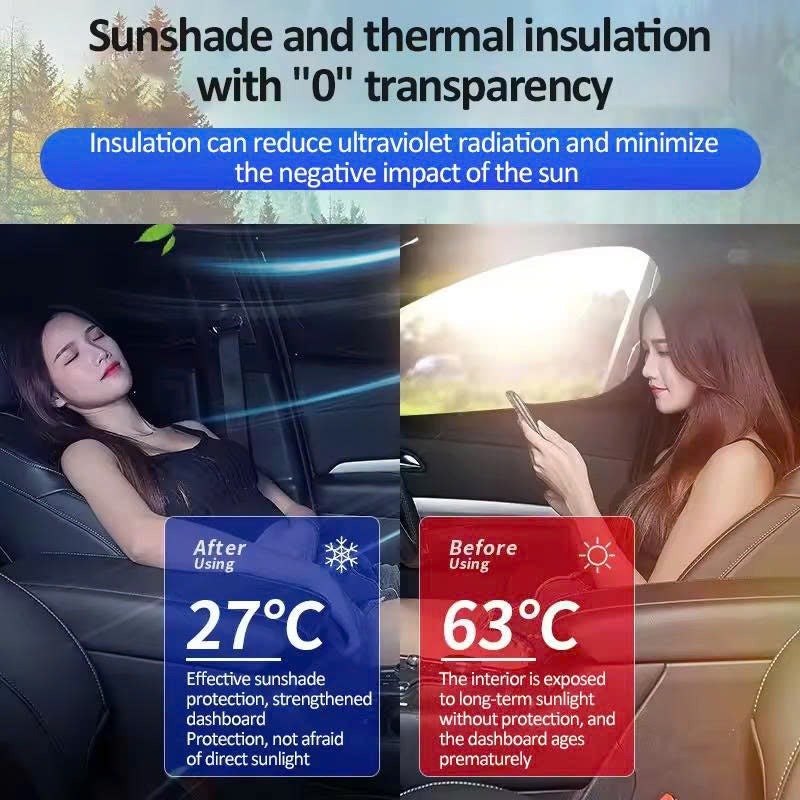 2025 AutoGearUsa Custom Car Side Magnetic Window Sunshade Curtain