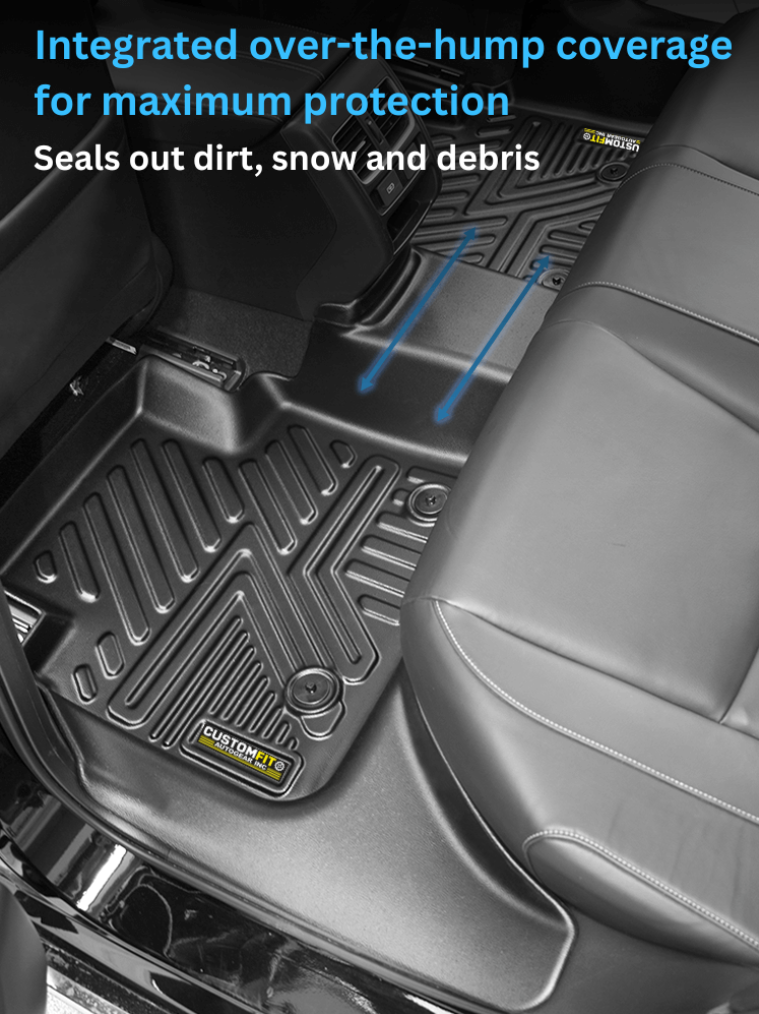 Custom Floor Mats and Trunk Mats for All Vehicle Types (Sedan, Hatchback, , MPV, Truck, SUV), Premium TPE Material & All-Weather Full Protection