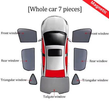 2025 AutoGearUsa Custom Car Side Magnetic Window Sunshade Curtain