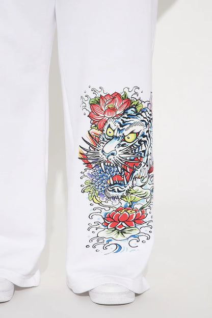 Ed Hardy Dreams Pant Set - White
