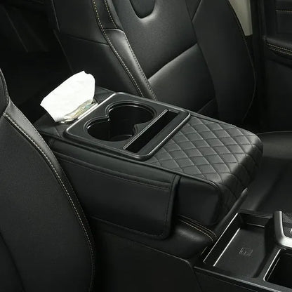 2026 AutoGearUsa 💥LAST DAY 50% OFF💥Multi-Purpose Car Console Storage Bag with Armrest Pad
