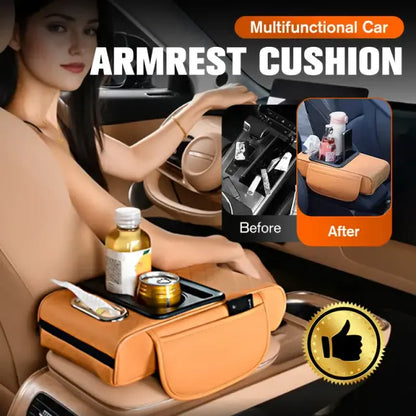 2026 AutoGearUsa 💥LAST DAY 50% OFF💥Multi-Purpose Car Console Storage Bag with Armrest Pad