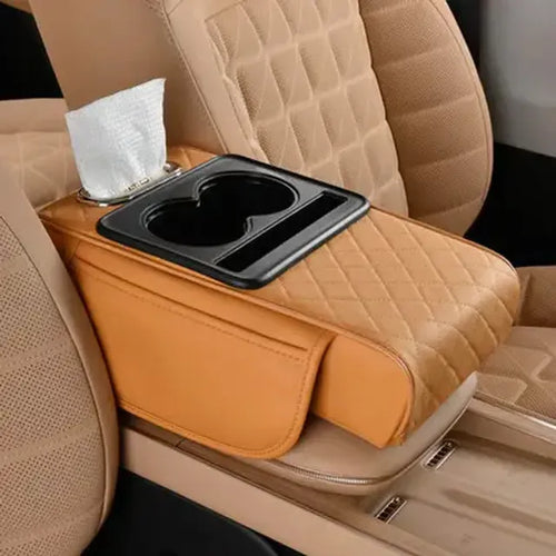 2026 AutoGearUsa 💥LAST DAY 50% OFF💥Multi-Purpose Car Console Storage Bag with Armrest Pad