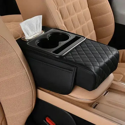 2026 AutoGearUsa 💥LAST DAY 50% OFF💥Multi-Purpose Car Console Storage Bag with Armrest Pad