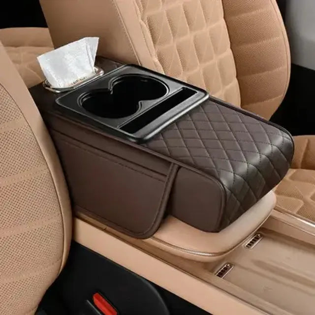 2026 AutoGearUsa 💥LAST DAY 50% OFF💥Multi-Purpose Car Console Storage Bag with Armrest Pad
