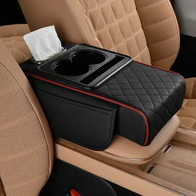 2026 AutoGearUsa 💥LAST DAY 50% OFF💥Multi-Purpose Car Console Storage Bag with Armrest Pad