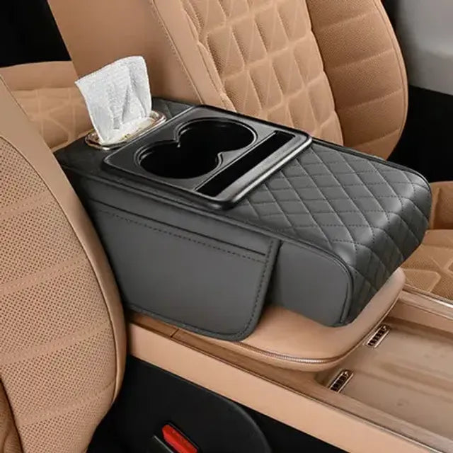 2026 AutoGearUsa 💥LAST DAY 50% OFF💥Multi-Purpose Car Console Storage Bag with Armrest Pad