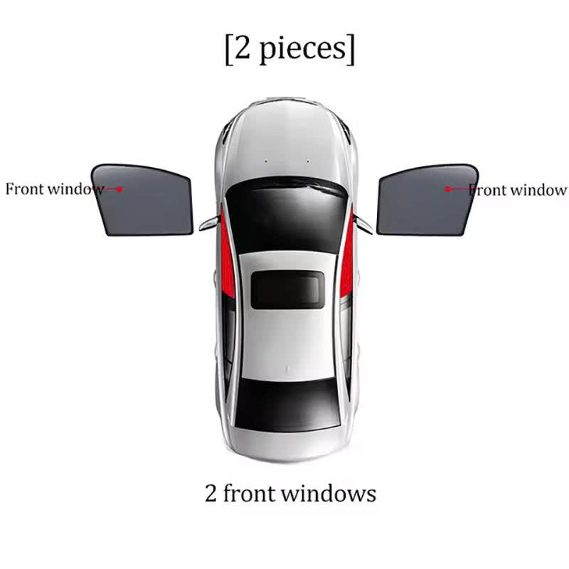 2025 AutoGearUsa Custom Car Side Magnetic Window Sunshade Curtain