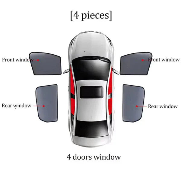 2026 AutoGearUsa Custom Car Side Magnetic Window Sunshade Curtain