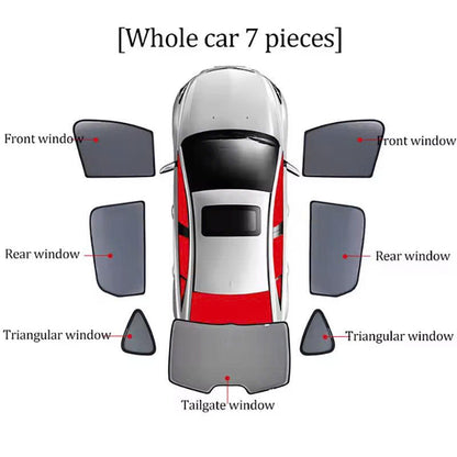 2026 AutoGearUsa Custom Car Side Magnetic Window Sunshade Curtain
